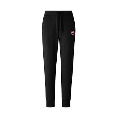 Canada Goose Huron SS22 Red Label Logo Jogger Pants Black Sportswear. 7402M-61