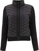 Canada Goose HyBridge Black Quilted Down Jacket for Men with High Collar Design 6830M4-761 Canada Goose HyBridge Black Quilted Down Jacket for Men with High Collar Design 6830M4-761