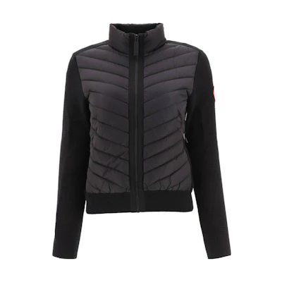 Canada Goose HyBridge Black Quilted Down Jacket for Men with High Collar Design 6830M4-761
