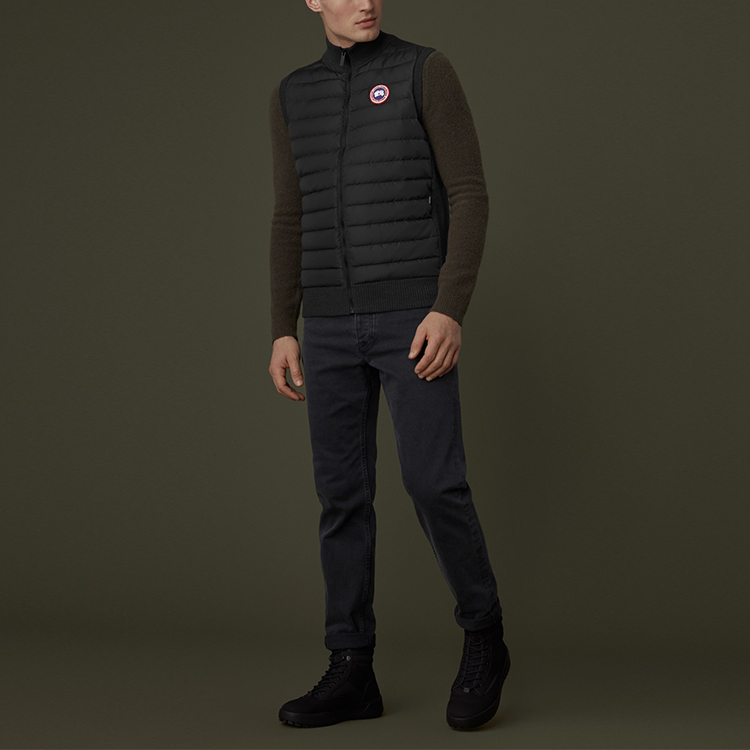 Details for Canada Goose HyBridge Black Vest Windproof Waterproof Lightweight Unisex. 6829M-61