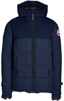 Canada Goose HyBridge Blue Hooded Puffer Jacket Windproof Waterproof Unisex. 2742M-63 Canada Goose HyBridge Blue Hooded Puffer Jacket Windproof Waterproof Unisex. 2742M-63
