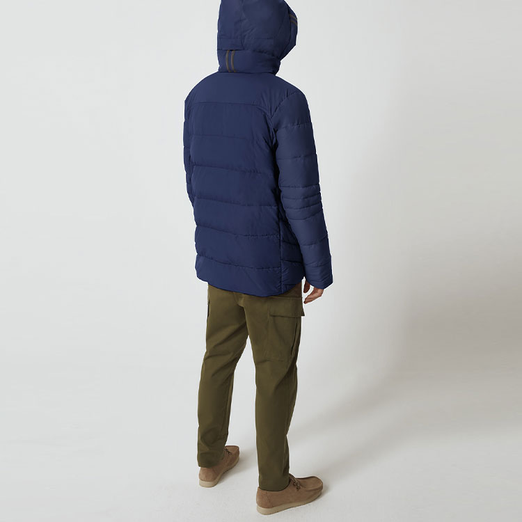 Purchase 加拿大鵝 HyBridge 藍色連帽防風防水羽絨夾克 男女適用 2742M-63