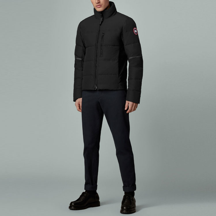 Shop Chaqueta Puffer Unisex Negra Canada Goose HyBridge FW21 Cortaviento Impermeable. 2744M-61