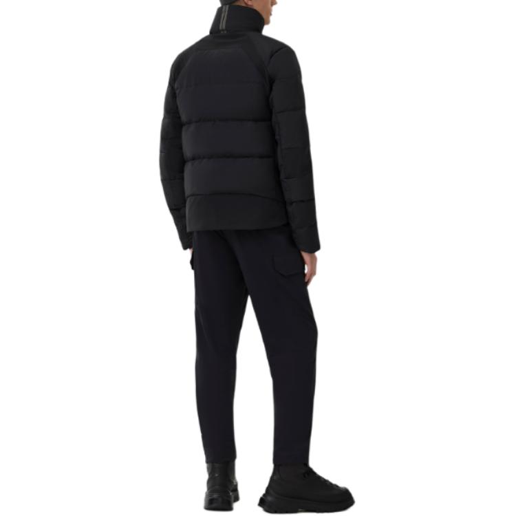 Lookbook 加拿大鹅 HyBridge FW24 黑色轻量男女同款防风防水羽绒服 2747M-61