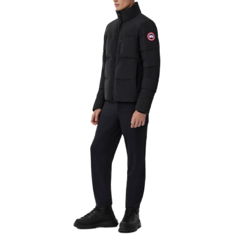 Purchase 加拿大鹅 HyBridge FW24 黑色轻量男女同款防风防水羽绒服 2747M-61