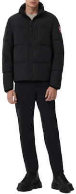 加拿大鹅 HyBridge FW24 黑色轻量男女同款防风防水羽绒服 2747M-61 Details for 加拿大鹅 HyBridge FW24 黑色轻量男女同款防风防水羽绒服 2747M-61