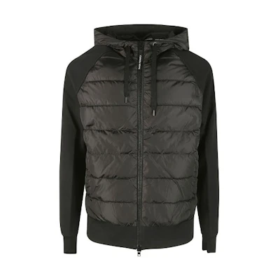 Canada Goose Hybridge Huron Hooded Zip Jacket Black 6843M4-761