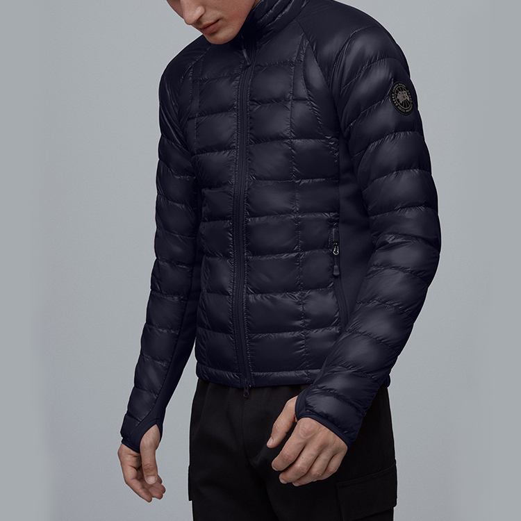 Lookbook 加拿大鹅HyBridge Lite黑标羽绒夹克冬季男女同款海军蓝 2701MB-646