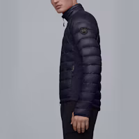 Shop Canada Goose HyBridge Lite Puffer Black Label Down Jacket Winter Unisex Navy 2701MB-646