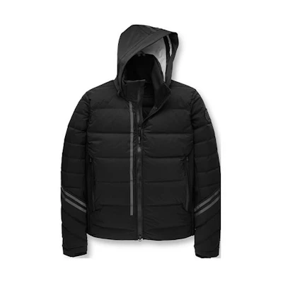 Canada Goose HyBridge Puffer Black Label Logo Windproof Hooded Down Jacket Men. 2731MB-61