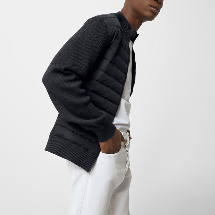 Canada Goose Hybridge Quilted Down Jacket Navy Unisex Winter Casual Long Sleeve 6830M-67 圖 6