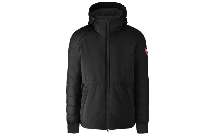Canada Goose HyBridge Quilted Logo Long Sleeve Down Jacket Black Men’s. 2231M-61