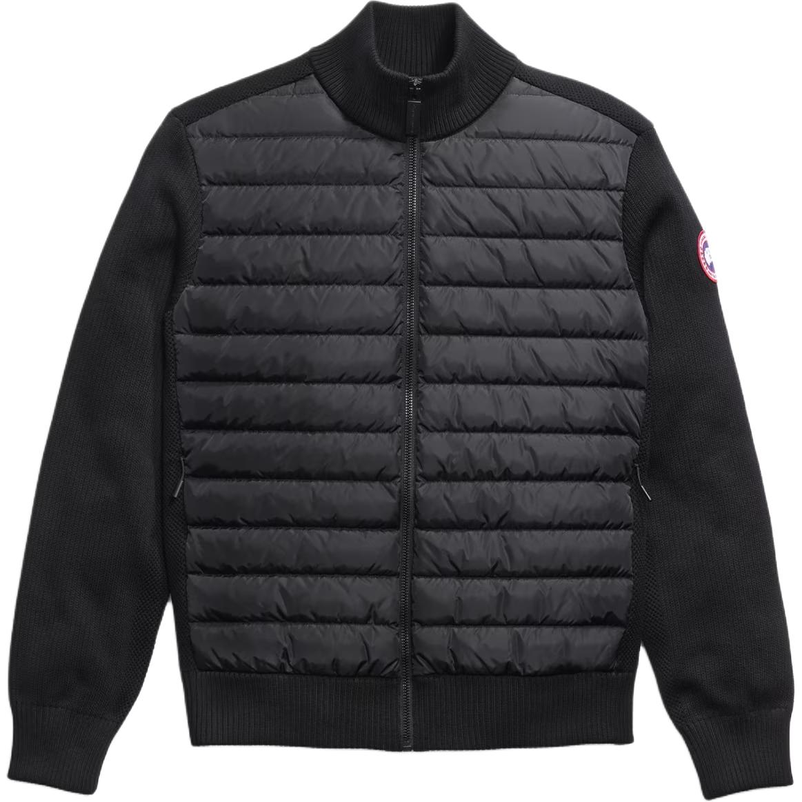 Canada Goose HyBridge Red Label Slim Windproof Wool Down Jacket Unisex Black 6830M-61