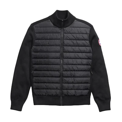 Canada Goose HyBridge Red Label Slim Windproof Wool Down Jacket Unisex Black 6830M-61