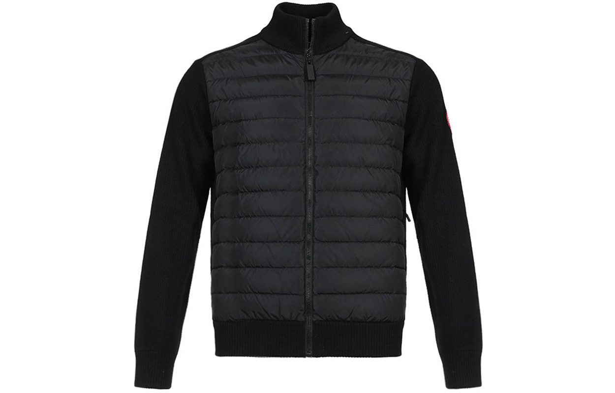 Canada Goose HyBridge Red Label Slim Windproof Wool Down Jacket Unisex Black 6830M-61 圖 2