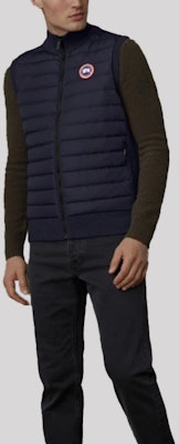 Canada Goose HyBridge Red Label Rompi Knit Tahan Angin/Air Unisex Navy 6829M-67 Lookbook Canada Goose HyBridge Red Label Rompi Knit Tahan Angin/Air Unisex Navy 6829M-67