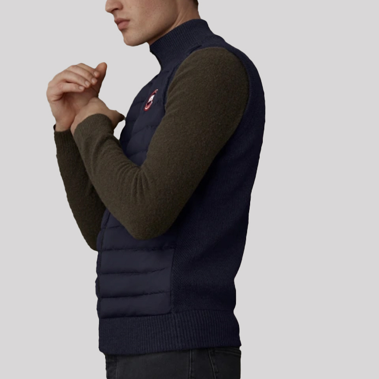 Purchase 加拿大鹅HyBridge红标防风防水针织马甲男女款海军蓝 6829M-67