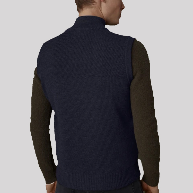 Details for 加拿大鹅HyBridge红标防风防水针织马甲男女款海军蓝 6829M-67