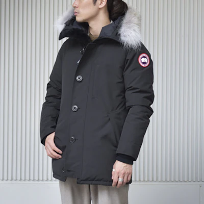 加拿大鵝 Jasper FW22 紅標黑色羽絨大衣 中性款 3438JM-61 Purchase 加拿大鵝 Jasper FW22 紅標黑色羽絨大衣 中性款 3438JM-61