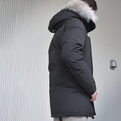 加拿大鵝 Jasper FW22 紅標黑色羽絨大衣 中性款 3438JM-61 Details for 加拿大鵝 Jasper FW22 紅標黑色羽絨大衣 中性款 3438JM-61