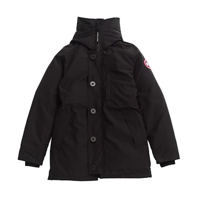 Canada Goose Jasper Series Red Label Black Hooded Down Jacket Unisex 3438MJ