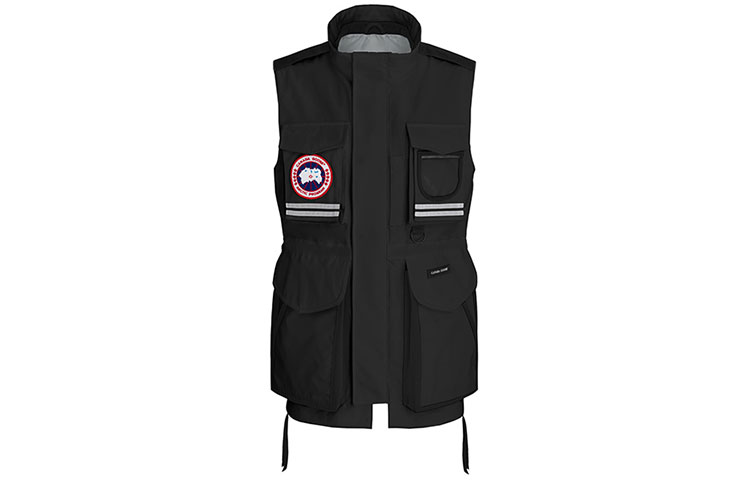 Canada Goose Journey Series Red Label Black Vest Unisex Multi-Pocket Warm Design 9507M-61