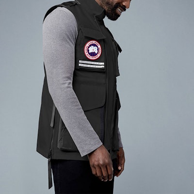 加拿大鵝Journey系列紅標黑色背心男女多口袋保暖設計 9507M-61 Details for 加拿大鵝Journey系列紅標黑色背心男女多口袋保暖設計 9507M-61