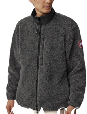Canada Goose Kelowna Red Label Sherpa Fleece Jacket Iron Grey Mens. 7017M1-699 Lookbook Canada Goose Kelowna Red Label Sherpa Fleece Jacket Iron Grey Mens. 7017M1-699