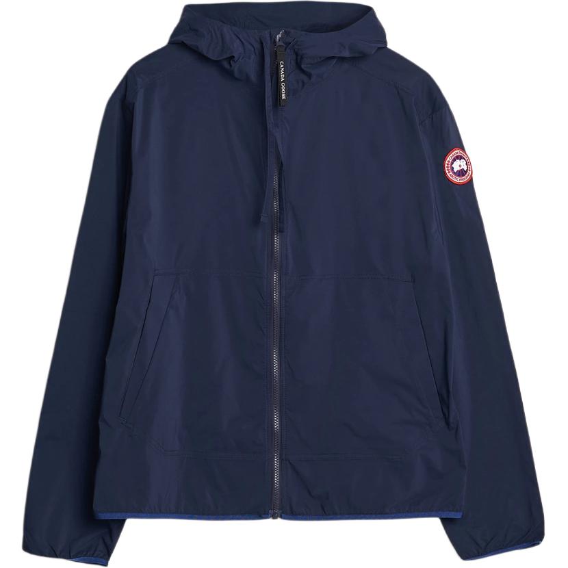 Canada Goose Killarney Solid Logo Hooded Zip Jacket Navy Blue - 2446M-63