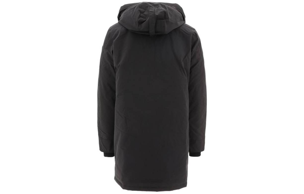 Lookbook 加拿大鵝 Langford 黑標連帽羽絨外套 男女款 黑色 2052MB-61