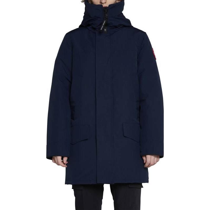 Lookbook Canada Goose Langford FW22 Blue Parka - Windproof Waterproof Down Jacket Unisex. 2052M-63