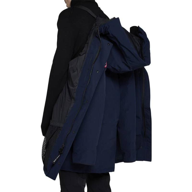 Shop Canada Goose Langford FW22 Blue Parka - Windproof Waterproof Down Jacket Unisex. 2052M-63