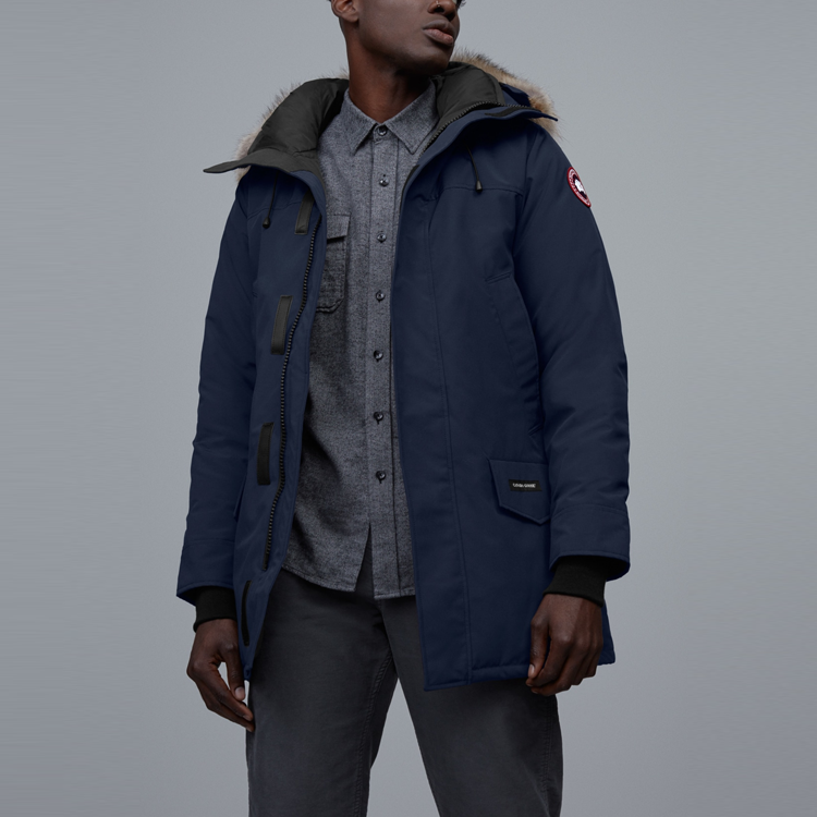 Lookbook 캐나다구스 랭포드 로고 롱파카 탈부착 후드 男女 공용 다운재킷 2062M-63