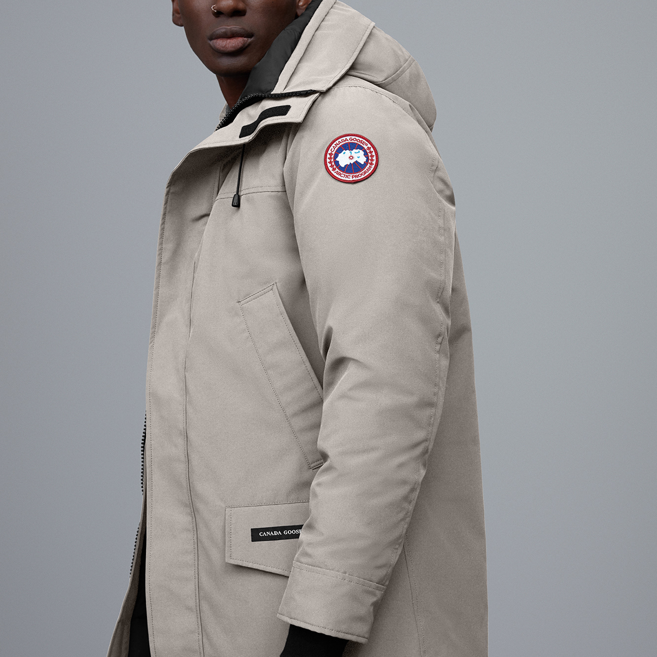 Details for Canada Goose Langford Parka: Chaqueta Unisex Impermeable y Cortavientos de Plumón, Gris 2062M-432