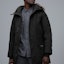 Lookbook Canada Goose Langford Parka Black Label Chaqueta Unisex Negro Resistente al Viento. 2062MB-61