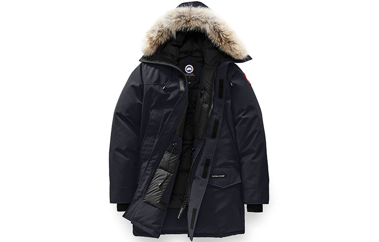 Order Canada Goose Langford Parka Fusion Fit Snow Mountain Navy Unisex Winter Coat 2062MA-67