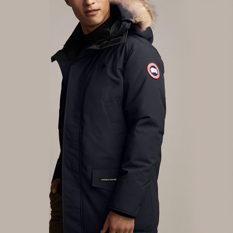 Shop Canada Goose Langford Parka Fusion Fit Snow Mountain Navy Unisex Winter Coat 2062MA-67