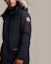 Shop Canada Goose Langford Parka Fusion Fit Snow Mountain Navy Unisex Winter Coat 2062MA-67