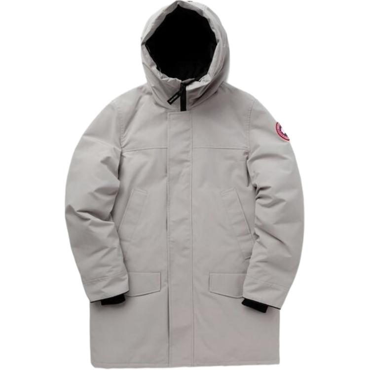 Buy Canada Goose Langford Red Label Windproof Waterproof Down Parka Jacket Unisex Light Grey 2052M-432