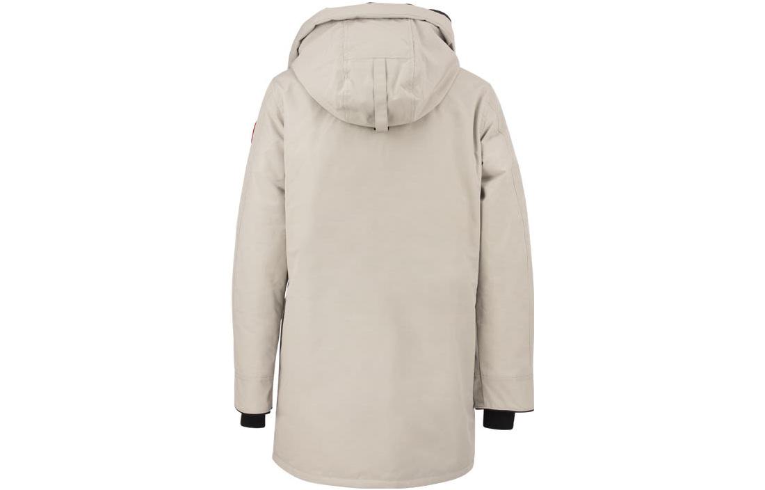 Lookbook Canada Goose Langford Red Label Windproof Waterproof Down Parka Jacket Unisex Light Grey 2052M-432