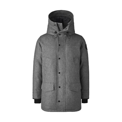 Canada Goose Langford Solid Zip Hooded Windproof Parka Slate Grey. 2062M1-1551