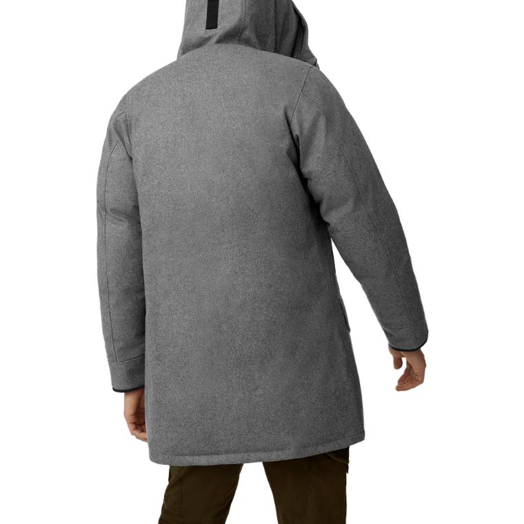 Canada Goose Langford Solid Zip Hooded Windproof Parka  Slate Grey. 2062M1-1551 圖 6