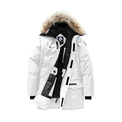 Canada Goose Langford White Parka Red Label Logo Waterproof Down Jacket Unisex. 2062M-433