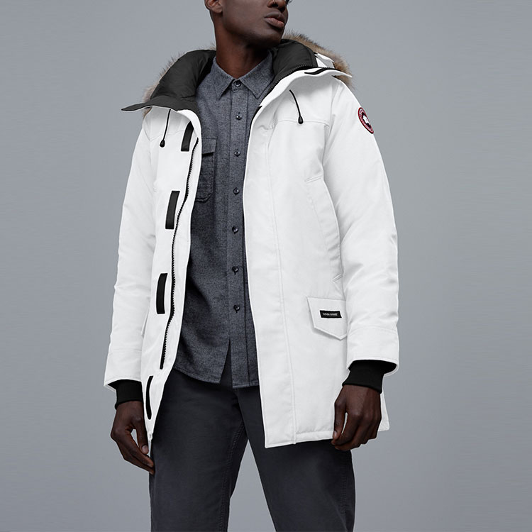 Purchase 캐나다구스 랭포드 화이트 파카 레드라벨 방수 다운자켓 유니섹스. 2062M-433