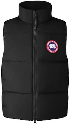 Canada Goose Lawrence Black Down Vest - Solid Print, Sleeveless, Zip-Up. CG2804M-61 Buy Canada Goose Lawrence Black Down Vest - Solid Print, Sleeveless, Zip-Up. CG2804M-61