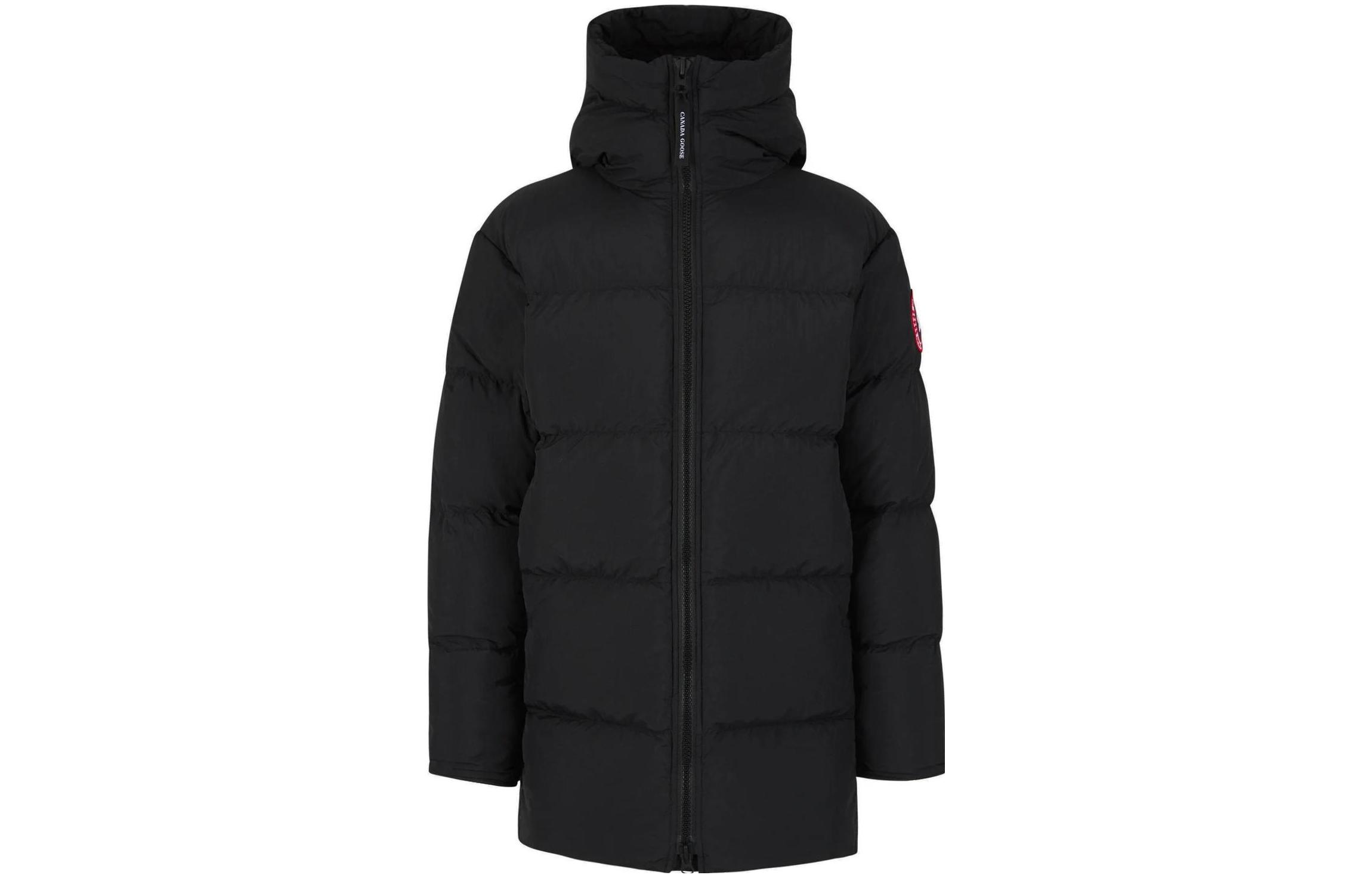 Canada Goose Lawrence FW23 Red Label Long Puffer Parka Black Unisex Jacket. 2801M-61