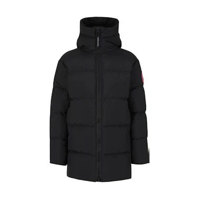 Canada Goose Lawrence FW23 Red Label Long Puffer Parka Black Unisex Jacket. 2801M-61