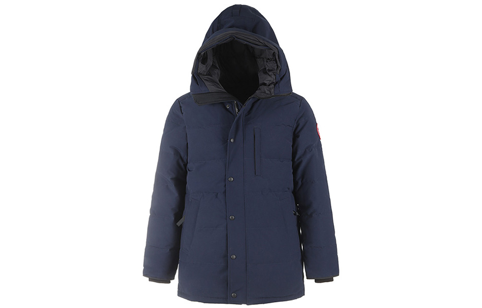 Buy Canada Goose Lawrence Navy Blue Hooded Down Jacket Men’s Casual Warm Coat. 2079M-63【】