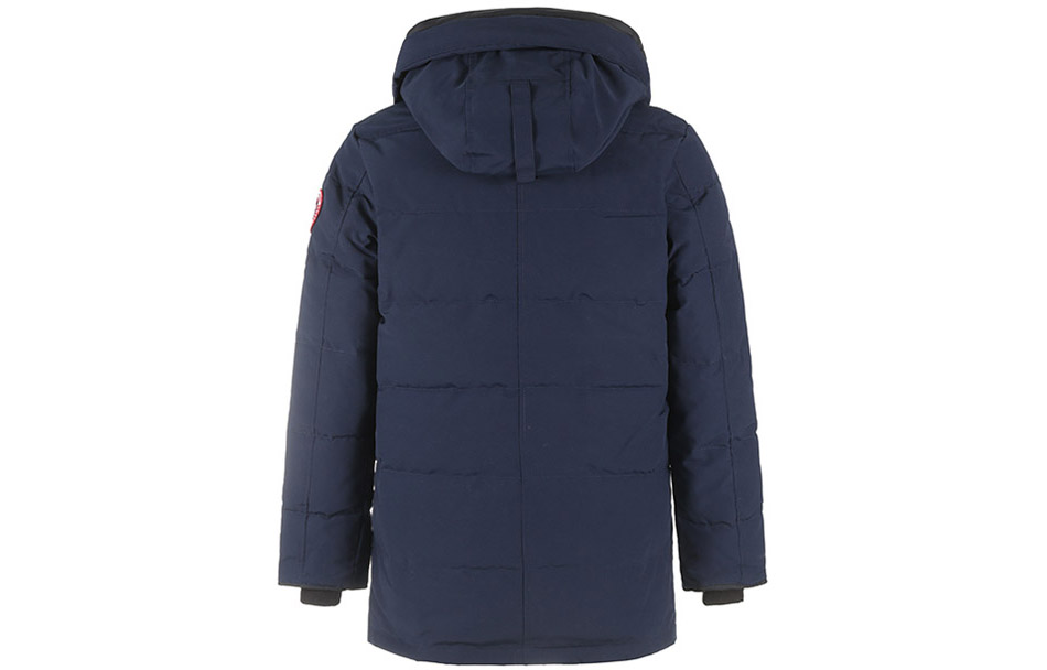 Lookbook Canada Goose Lawrence Navy Blue Hooded Down Jacket Men’s Casual Warm Coat. 2079M-63【】