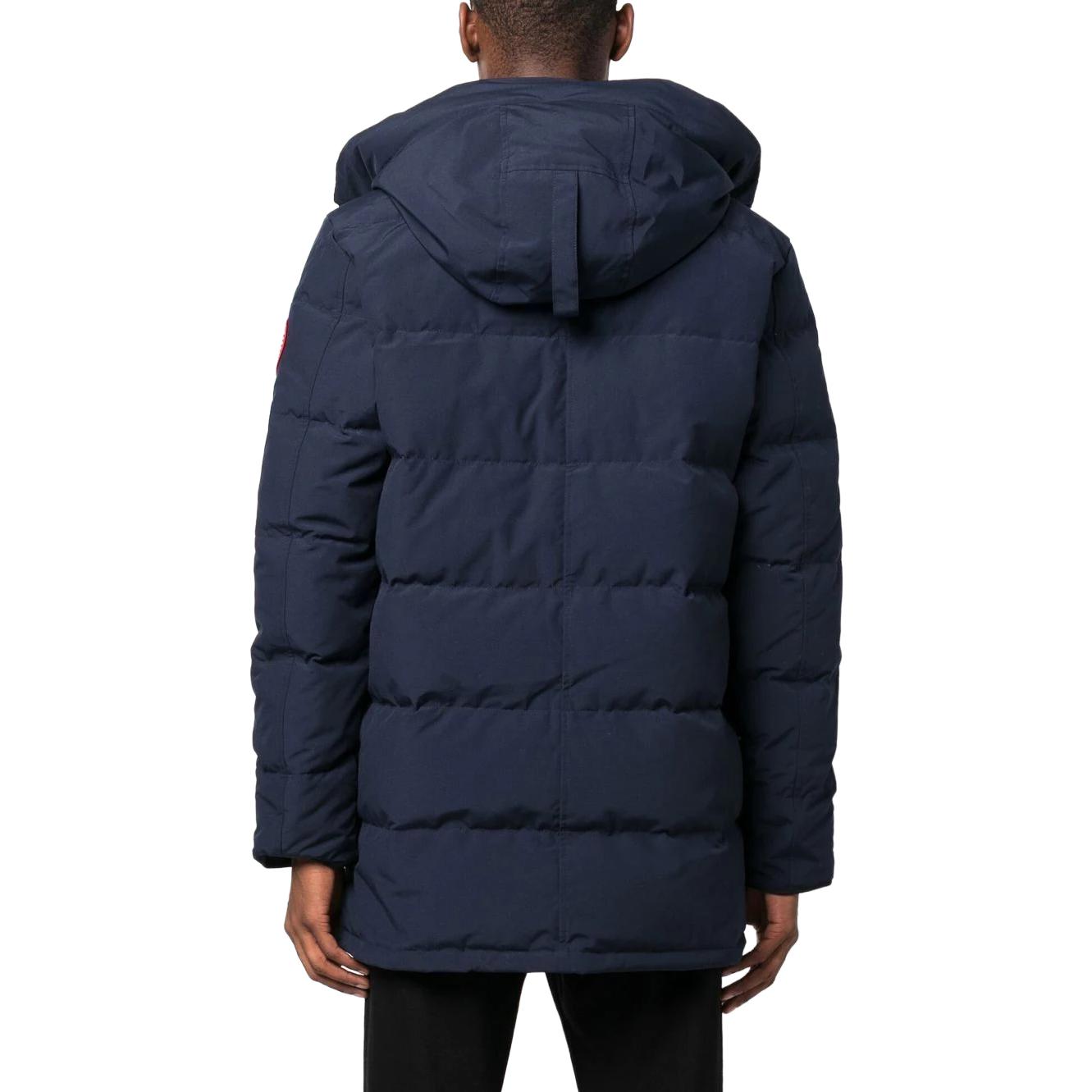 Purchase Canada Goose Lawrence Navy Blue Hooded Down Jacket Men’s Casual Warm Coat. 2079M-63【】